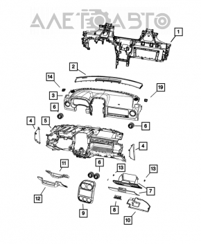 Труба подторпедная усиление Jeep Compass 11-16