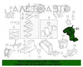 Шифтер КПП Jeep Compass 11-16