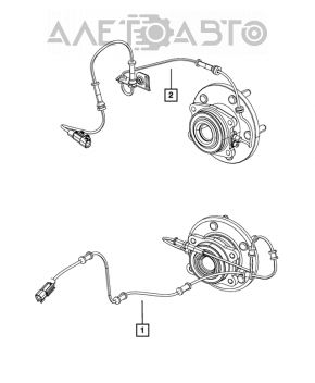 Senzor ABS fata dreapta Dodge Challenger 09 - nou original OEM