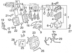 Испаритель Audi A4 B8 08-16