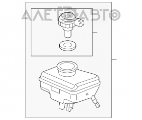 Rezervorul de combustibil pentru Audi A6 C7 12-18