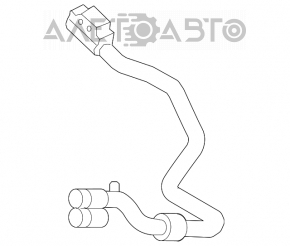 Tubul de aer condiționat pentru Audi Q5 8R 09-17