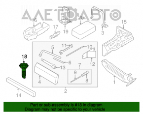 Suport roată de rezervă Audi Q5 8R 09-17