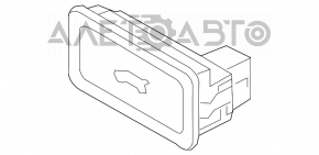 Butonul de închidere a portbagajului interior Audi Q5 8R 09-17