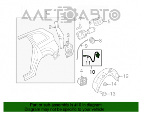 Замок лючка бензобака Audi A4 B8 08-16 седан новый OEM оригинал