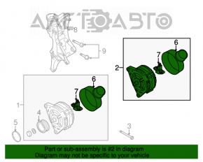 Generatorul Audi Q5 8R 09-17 2.0T