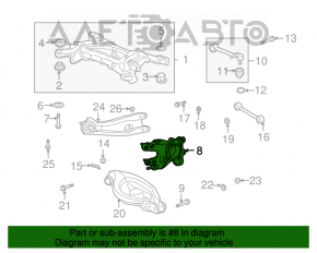 Bara spate stânga Acura MDX 07-13