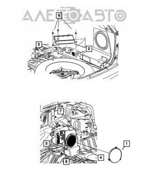 Amplificator audio pentru Jeep Patriot 11-17