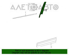 Capac usa laterala fata stanga Fiat 500L 14-