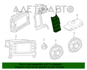 Amplificator Fiat 500L 14-