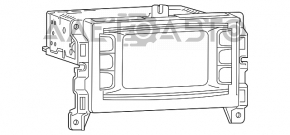 Magnetofon, radio Fiat 500L 14-