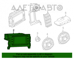 Magnetofon, radio Fiat 500L 14-