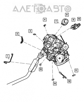 Map sensor Jeep Patriot 11-17