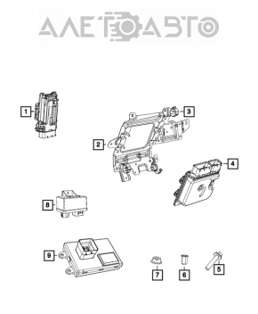 Modulul ECU al motorului Jeep Renegade 15- 2.4