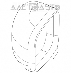 Oglindă laterală stângă Jeep Renegade 15- 7+1 pini, BSM, semnalizator, structură