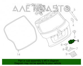 Blocare portbagaj Jeep Renegade 15-