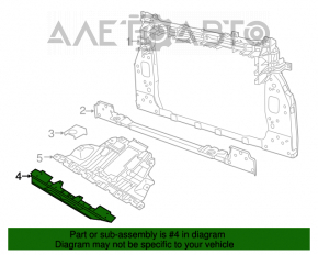 Protecția inferioară a televizorului pentru Jeep Renegade 15- Trailhawk din metal, șurub îndoit