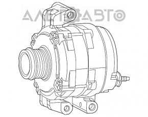 Generatorul Jeep Cherokee KL 14-18 2.4 benzina.