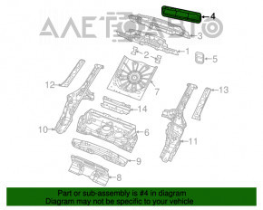 Grila de ventilatie centrala Jeep Compass 17-