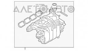 Colector de admisie pentru Nissan Altima 19- 2.5