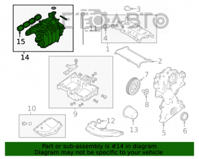 Colector de admisie pentru Nissan Altima 19- 2.5