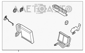 Печка в сборе Nissan Altima 19- manual