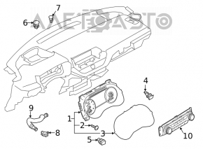 Controlul climatizării Nissan Altima 19 - manual