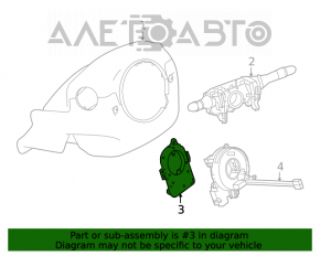 Senzorul unghiului de virare a volanului Nissan Altima 19-