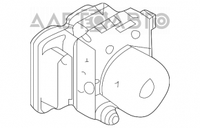 ABS АБС Nissan Altima 19- rear auto brake