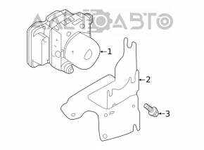 ABS АБС Nissan Altima 19-