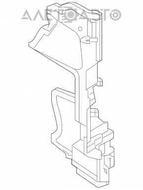 Deflector radiator dreapta Nissan Altima 19- 2.5 nou original OEM