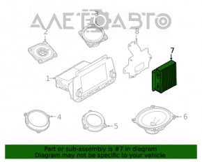 Amplificator Nissan Altima 19- Bose