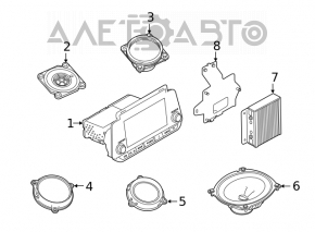 Amplificator Nissan Altima 19- Bose