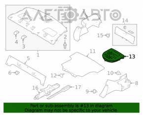 Spumă de polistiren sub instrumentul Nissan Altima 19-