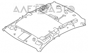 Acoperirea tavanului pentru Nissan Altima 19- fără plafon panoramic.