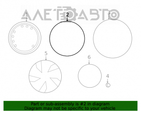 Set de jante din aliaj R17, 4 bucăți, Nissan Altima 19-