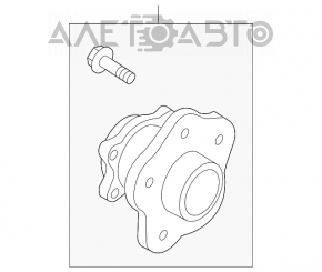 Ступица задняя правая Nissan Altima 19- fwd