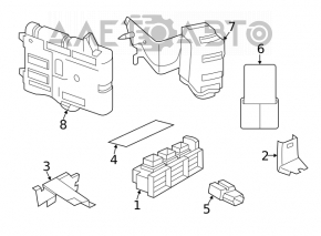 Modul de control al caroseriei Nissan Altima 19-