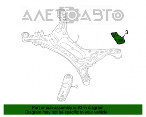 Bara spate dreapta a Nissan Altima 19-