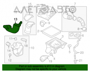 Воздухоприемник Chevrolet Cruze 11-15