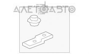 Suport radiator stânga jos Chevrolet Cruze 11-15 nou OEM original