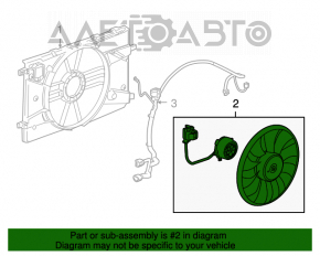 Ventilator de răcire pentru Chevrolet Cruze 11-15