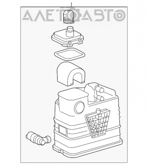 Канистра с углем абсорбер Chevrolet Cruze 11-15