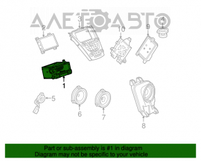 Магнитофон радио Chevrolet Cruze 11-15