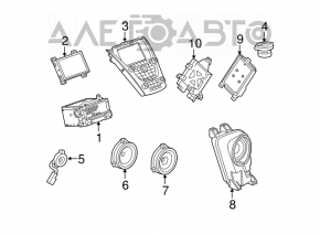 Магнитофон радио Chevrolet Cruze 11-15