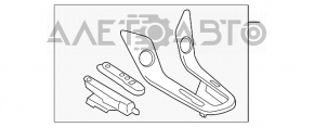 Накладка шифтера кулисы Chevrolet Cruze 11-15 акпп