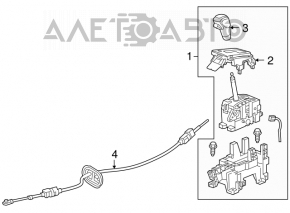 Шифтер КПП Chevrolet Cruze 11-15 акпп