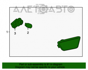 Reflectorul frontal stânga Chevrolet Cruze 11-16