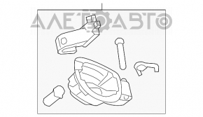 Корпус лючка бензобака Chevrolet Cruze 11-15