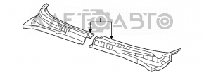 Grila stergatoarelor din plastic dreapta pentru Chevrolet Cruze 11-15